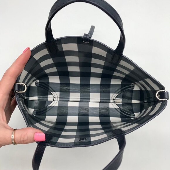 Draper James Navy Blue Mini Reversible Tote - Picture 10 of 10